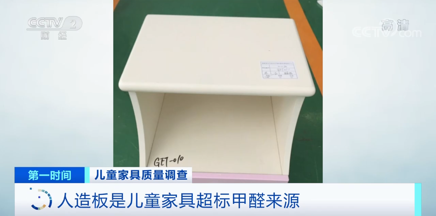 儿童家具抽查近三成不合格 人造板是超标甲醛来源