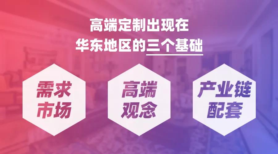 高端定制扎堆华东：需求市场、高端观念、产业链配套
