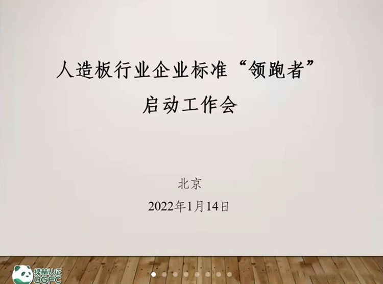 人造板企业标准“领跑者”启动工作会在京召开 推动产业转型升级