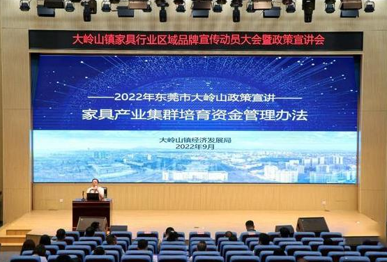 东莞大岭山举办家具区域品牌建设宣讲会 提振企业信心