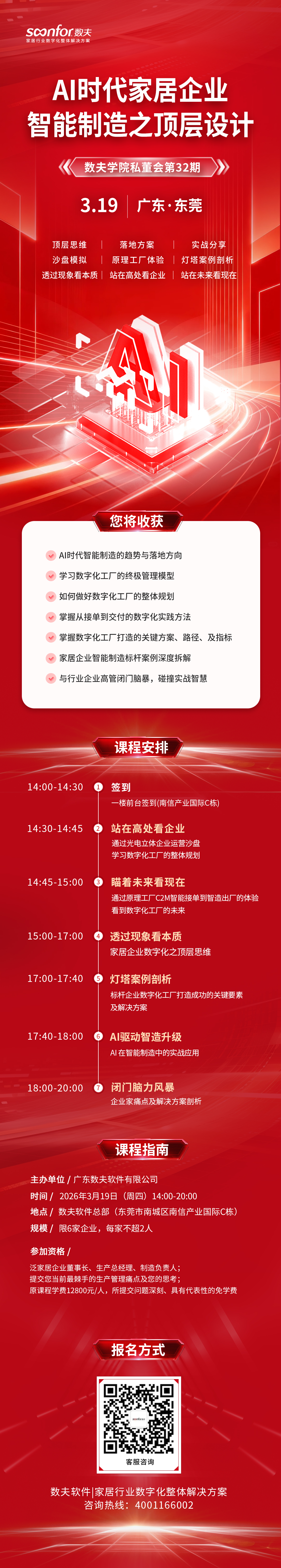 诚邀莅临数夫学院私董会第32期 | AI时代家居企业智能制造之顶层设计